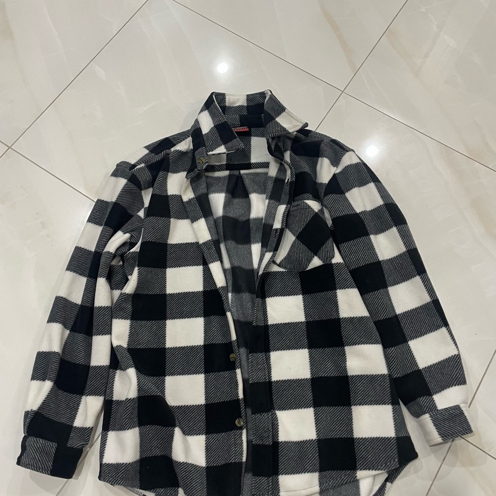 Plaid Button-Up - Light Jacket (not waterproof)